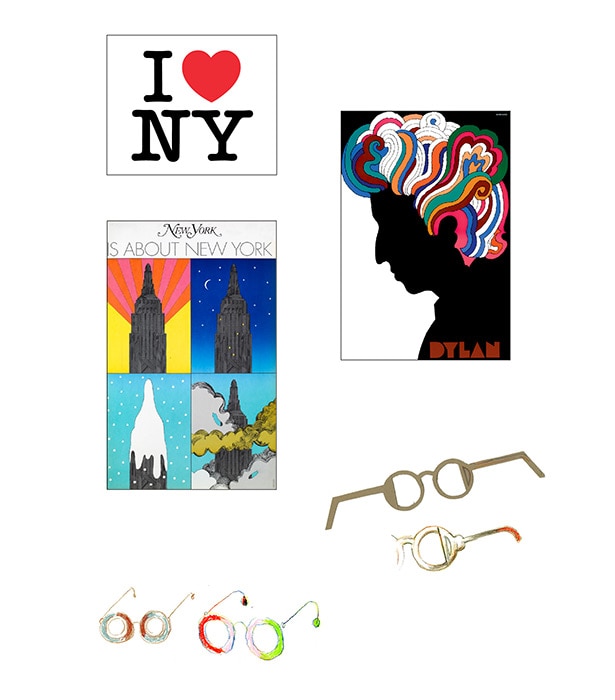 Milton Glaser Hand Drawing Glasses